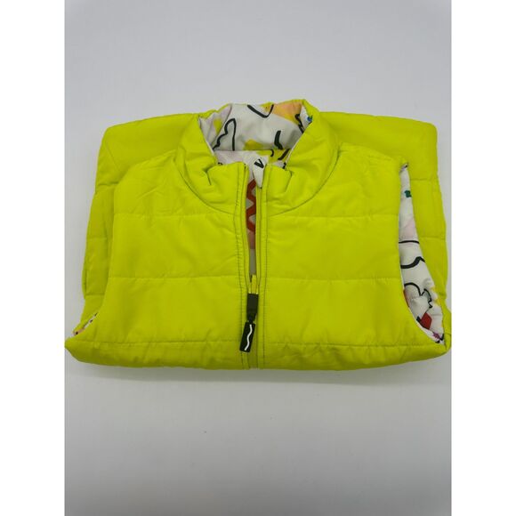 Crayola Puffer Vest Reversible Sz S/M* Zip Up & Pockets Multicolors - Picture 3 of 8